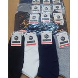 Multipa 10 Çift Ekonomik Pamuklu Patik Çorap - 36 - 40 - Beyaz - Siyah - Lacivert - Gri