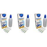 Multiplus Burun Temizleme Kiti 20x240 ml Beyaz Renkli Yüksek Hacimli 20 Solüsyonlu - 3 Kutu