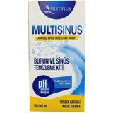 Multiplus Burun ve Sinüs Temizleme Kiti 60 Solüsyon 60 x 240 ml %99,9 Saflıkta Doğal İçerik
