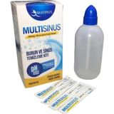 Multiplus Multısınus Burun Temizleme Kiti - Yanma ve Tahriş Etmeyen, %99,9 Saflıkta, 240 ml Şişe + 20 Poşet