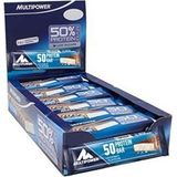 Multipower 20 Adet %50 Protein Bar 50 gr Yetişkin Kullanıcılar İçin Düşük Şekerli Bar