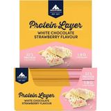 Multipower Layer Protein Bar 18*50 gr - White Chocolate Strawberry - Aromalı