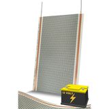 Multisan 30CMX50CM 12 Volt Isıtıcı Akü ile Çalışır 3 Amper - 30cm x 100cm