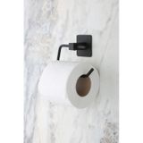 Multistore Kare Yapışkanlı Siyah Açık Tuvalet Kağıtlığı Wc Kağıtlık Tutucu Siyah