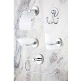 Multistore Krom 5'Li Banyo Aksesuar Seti