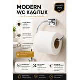 MultiStore Mini Serisi Krom Açık Tuvalet Kağıtlığı Wc Kağıtlık Tutucu