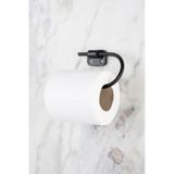 MultiStore Mini Serisi Siyah Açık Tuvalet Kağıtlığı Wc Kağıtlık Tutucu