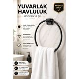 MultiStore Mini Serisi Siyah Yuvarlak Havluluk