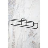 MultiStore Sticker Yapışkanlı Siyah Kağıt Rulo Havluluk, Peçetelik, Yapışkanlı Tasarım, Banyo Askısı