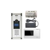 Multitek 18 Daire MB-10 Şifreli Panelli MB-41 4.3 inç Beyaz Görüntülü Diafon Paketi