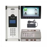 Multitek 24 Daire MB-10 Şifreli Panelli MB-73 7 inç Siyah Görüntülü Diafon Paketi