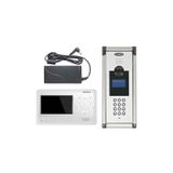 Multitek 5 Daire MB-10 Şifreli Panelli MB-41 4.3 inç Beyaz Görüntülü Diafon Paketi
