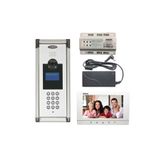 Multitek 7 Daire MB-10 Şifreli Panelli MB-73 7 inç Beyaz Görüntülü Diafon Paketi