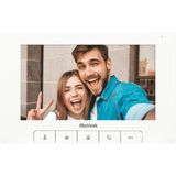 Multitek Daire Ünitesi 7" Görüntülü Diafon Dokunmatik Beyaz (MB-74B)