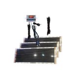 multiteknik 3 Adet Rexva 25x80 Karbon Isıtıcı Film + Dijital Termostatlı + 3 Metre 2x0.75 Kablolu