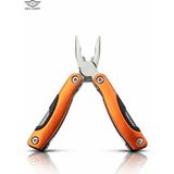 Multitool Pense Çok Amaçlı Çakı Seti – Profesyonel Kamp Av Outdoor Bıçak Tornavida Testere El Aleti - Turuncu