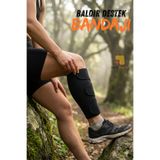 MultiTrendy Baldır Diz Altı Destek Bandı Ayarlanabilir Cırtlı Esnek Neopren Kaymaz Bacak Koruma Bandajı