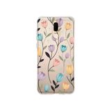 Multitronic Huawei Mate 10 Lite ile Uyumlu Lale Çiçek Desenli Şeffaf Telefon Kılıfı