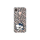 Multitronic Huawei P20 Lite ile Uyumlu Kitty Desenli Şeffaf Telefon Kılıfı