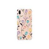 Multitronic Huawei P20 Lite ile Uyumlu Lale Çiçek Desenli Şeffaf Telefon Kılıfı