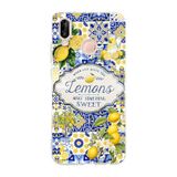 Multitronic Huawei P20 Lite ile Uyumlu Limon Desenli Şeffaf Telefon Kılıfı