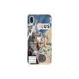 Multitronic Huawei P20 Lite Uyumlu Zeus Desenli Şeffaf Telefon Kılıfı