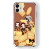 Multitronic iPhone 11 ile Uyumlu Demon Slayer Tasarım Baskılı Şeffaf Kılıf