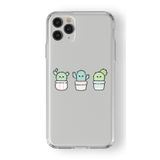 Multitronic Iphone 11 Pro Max ile Uyumlu Kaktüs Tasarım Baskılı Şeffaf Kılıf