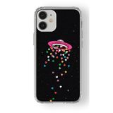 Multitronic iPhone 12 Mini Uyumlu Ufo Tasarım Baskılı Şeffaf Kılıf