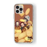 Multitronic iPhone 12 Pro Max ile Uyumlu Demon Slayer Tasarım Baskılı Şeffaf Kılıf