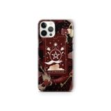 Multitronic iPhone 12 Pro Max ile Uyumlu Tarot Kart Desenli Şeffaf Telefon Kılıfı
