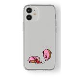 Multitronic iPhone 12 Uyumlu Donut Tasarım Baskılı Şeffaf Kılıf