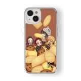 Multitronic iPhone 13 ile Uyumlu Demon Slayer Tasarım Baskılı Şeffaf Kılıf