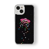 Multitronic iPhone 13 Mini Uyumlu Ufo Tasarım Baskılı Şeffaf Kılıf