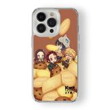 Multitronic iPhone 13 Pro ile Uyumlu Demon Slayer Tasarım Baskılı Şeffaf Kılıf