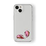 Multitronic iPhone 14 Uyumlu Donut Tasarım Baskılı Şeffaf Kılıf