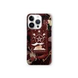 Multitronic iPhone 15 Pro Uyumlu Tarot Kart Desenli Şeffaf Telefon Kılıfı