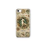 Multitronic iPhone 6 Plus / 6s Plus ile Uyumlu Başak Burcu Desenli Şeffaf Telefon Kılıfı