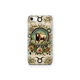 Multitronic iPhone 6 Plus / 6s Plus ile Uyumlu Boğa Burcu Desenli Şeffaf Telefon Kılıfı