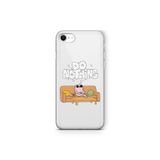 Multitronic iPhone 6 Plus / 6s Plus ile Uyumlu Do Nothing Desenli Şeffaf Telefon Kılıfı