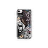 Multitronic iPhone 6 Plus / 6s Plus ile Uyumlu Gotik Kelebek Desenli Şeffaf Telefon Kılıfı