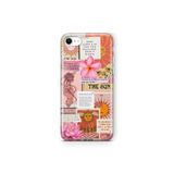 Multitronic iPhone 6 Plus / 6s Plus ile Uyumlu Güneş Tarot Desenli Şeffaf Telefon Kılıfı