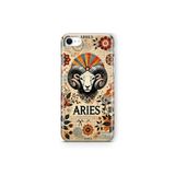 Multitronic iPhone 6 Plus / 6s Plus ile Uyumlu Koç Burcu Desenli Şeffaf Telefon Kılıfı