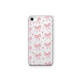 Multitronic iPhone 6 Plus / 6s Plus ile Uyumlu Pembe Fiyonk Desenli Şeffaf Telefon Kılıfı