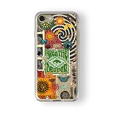 Multitronic Iphone 6 Plus ve 6s Plus ile Uyumlu Breathe Deeper Tasarım Baskılı Şeffaf Kılıf