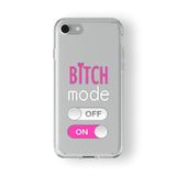 Multitronic Iphone 6 Plus ve 6s Plus ile Uyumlu Btch Mode Tasarım Baskılı Şeffaf Kılıf