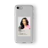 Multitronic Iphone 6 Plus ve 6s Plus ile Uyumlu Cardi B Paralorid Poster Tasarım Baskılı Şeffaf Kılıf