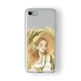 Multitronic Iphone 6 Plus Ve 6s Plus ile Uyumlu Farmer Girl Tasarım Baskılı Şeffaf Kılıf