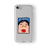 Multitronic Iphone 6 Plus ve 6s Plus ile Uyumlu I am Cool Tasarım Baskılı Şeffaf Kılıf