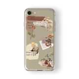 Multitronic Iphone 6 Plus ve 6s Plus ile Uyumlu Paper Hearts Tasarım Baskılı Şeffaf Kılıf